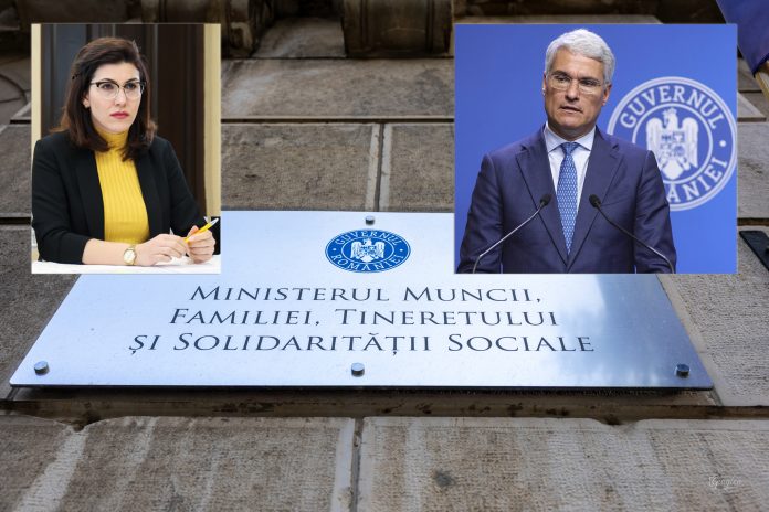 Cladirea-MMFTSS Ministrul Dragoș Pîslaru, după discuțiile cu sindicatele: salariile bugetarilor NU vor scădea prin noua lege a salarizării