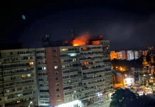 O dronă rusească s-a prăbușit pe un bloc din Galați O dronă rusească s-a prăbușit pe un bloc din Galați