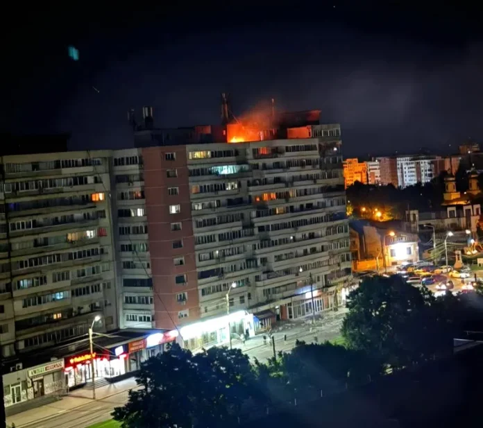 drona galati O dronă rusească s-a prăbușit pe un bloc din Galați