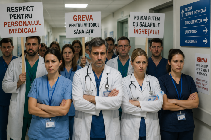 Protest Proteste în aproape 500 de spitale din România. Cadrele medicale avertizează că urmează greva generală