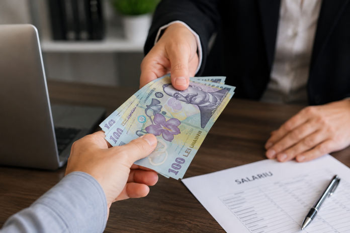 Salariul minim pe economie Salariul minim pe economie a crescut de la 1 iulie 2026. Câți bani în plus primesc românii